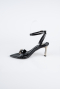 Stiletto Haut Schwarz AB2109