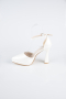 Party-Schuhe Leder Perlmutt AB2111