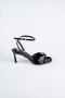 Party-Schuhe Lackleder Schwarz AB2113