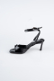 Party-Schuhe Lackleder Schwarz AB2113
