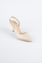 Stiletto Leder Hautfarben ABD2102