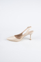 Stiletto Leder Hautfarben ABD2102