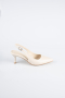 Stiletto Leder Hautfarben ABD2103