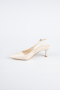 Stiletto Leder Hautfarben ABD2103