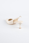 Stiletto Leder Hautfarben ABD2103