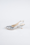 Stiletto Schuppig Silber ABP2107