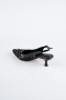 Stiletto Schuppig Schwarz ABP2107