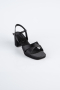Party-Schuhe Satin Schwarz ABS2114