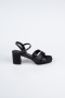 Party-Schuhe Satin Schwarz ABS2114