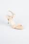 Party-Schuhe Leder Hautfarben AB2112