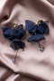 Ohrschmuck Marineblau UKP1191