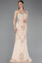 Designer Abendkleid Lang Gold ABU6116