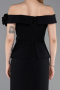Abendkleid Midi Schwarz ABK2615