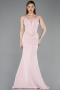 Puder Abendkleid Lang ABU5568