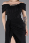 Abendkleid Lang Schwarz ABU6126