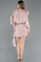 Partykleid Mini Chiffon Puder ABK2617