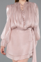 Partykleid Mini Chiffon Puder ABK2617