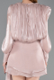 Partykleid Mini Chiffon Puder ABK2617