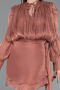 Partykleid Mini Chiffon Zimtfarben ABK2617