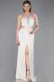 Abschlusskleid Lang Beige ABU6127