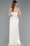 Abschlusskleid Lang Beige ABU6127