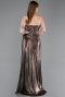 Abschlusskleid Lang Braun ABU6127