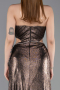 Abschlusskleid Lang Braun ABU6127