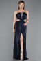 Abschlusskleid Lang Marineblau ABU6127