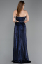Abschlusskleid Lang Marineblau ABU6127