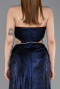 Abschlusskleid Lang Marineblau ABU6127