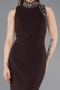 Abendkleid im Meerjungfrau-Stil Lang Braun ABU6128