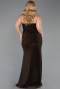 Abendkleid in Übergröße Lang Braun ABU6097
