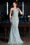 Designer Abendkleid Lang Minzgrün ABU6116