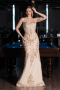 Designer Abendkleid Lang Gold ABU6116