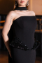 Abendkleid Lang Schwarz ABU6120