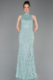 Minzgrün Abendkleid Lang ABU4791