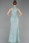 Minzgrün Abendkleid Lang ABU4791