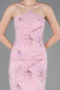 Puder Abendkleid Schuppig Lang ABU5713