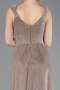 Bronze Abschlusskleid Lang ABU6045
