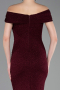 Abschlusskleid Lang Weinrot ABU6151