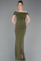 Abschlusskleid Lang Khaki ABU6151