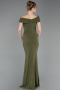 Abschlusskleid Lang Khaki ABU6151