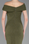 Abschlusskleid Lang Khaki ABU6151