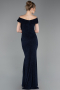 Abschlusskleid Lang Marineblau ABU6151