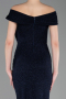 Abschlusskleid Lang Marineblau ABU6151