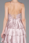 Partykleid Kurz Satin Puder ABK2624