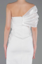 Partykleid Midi Weiß ABK2625