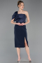 Partykleid Midi Marineblau ABK2625