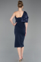 Partykleid Midi Marineblau ABK2625