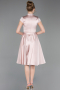 Partykleid Midi Satin Puder ABK2626